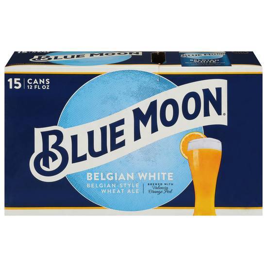 Blue Moon Belgian White Beer (15 pack, 12 fl oz)