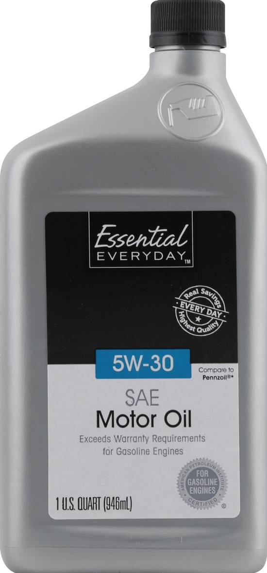 Essential Everyday 5W-30 Sae Motor Oil (1 quart)