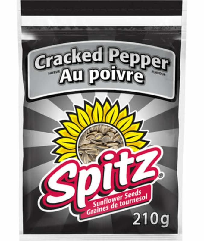 Spitz Sunflower Seeds Cracked Pepper 210g