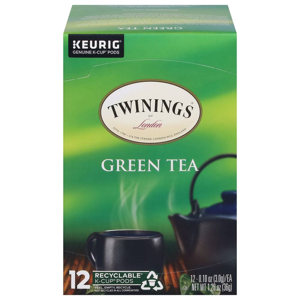 Twinings Keurig Hot Green Tea K-Cup Pods (1.2 oz)