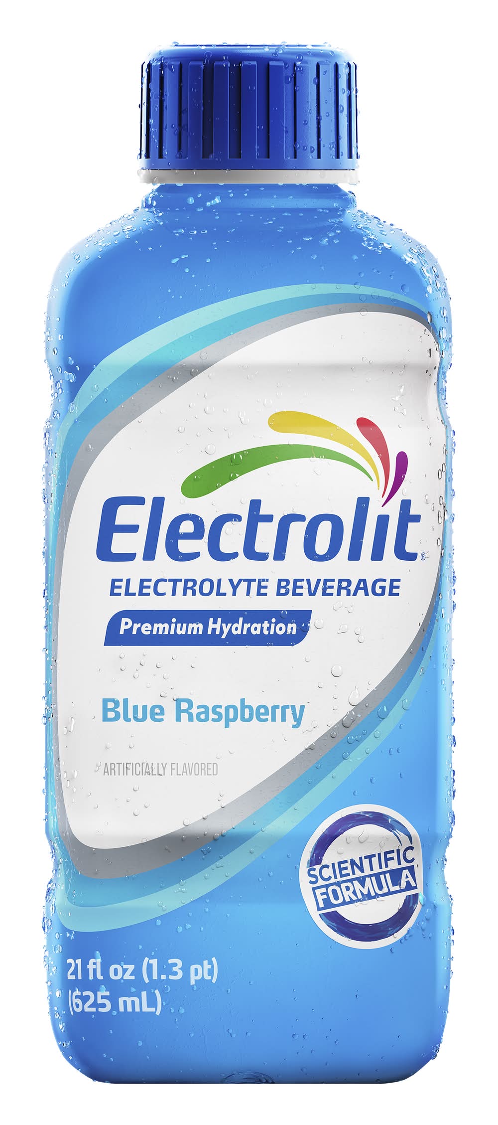 Electrolit Gluten Free Premium Hydration Electrolyte Drink, Blue Raspberry (21 fl oz)