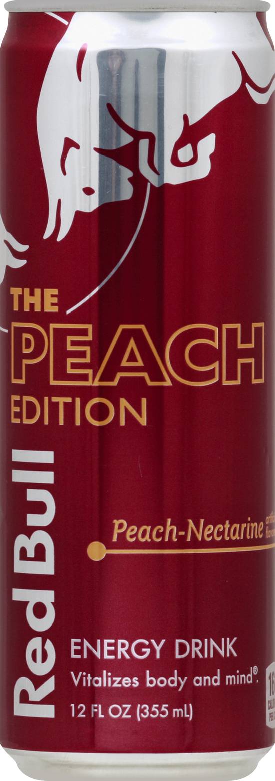 Red Bull the Peach Edition Nectarine Energy Drink (12 fl oz)