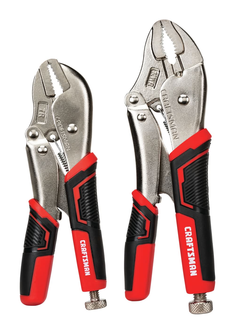 Craftsman 2 Pc Drop Forged Steel Straight Jaw Locking Pliers Set