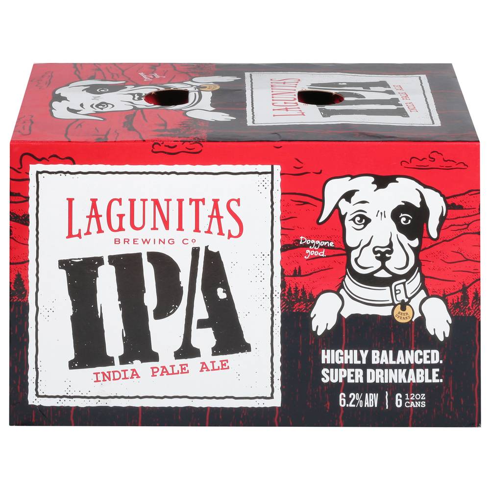 Lagunitas India Pale Ale Beer (6 ct, 12 oz)