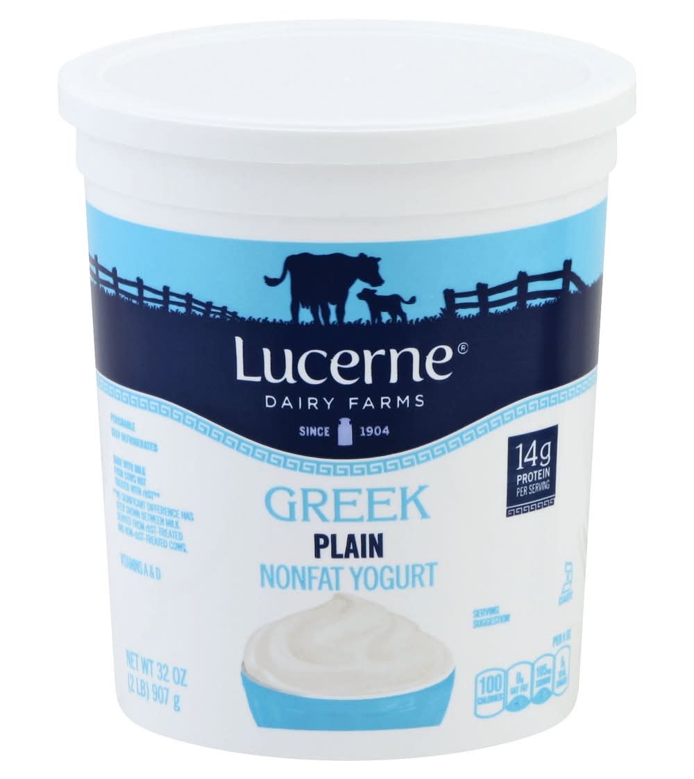 Lucerne Nonfat Plain Greek Yogurt (32 oz)