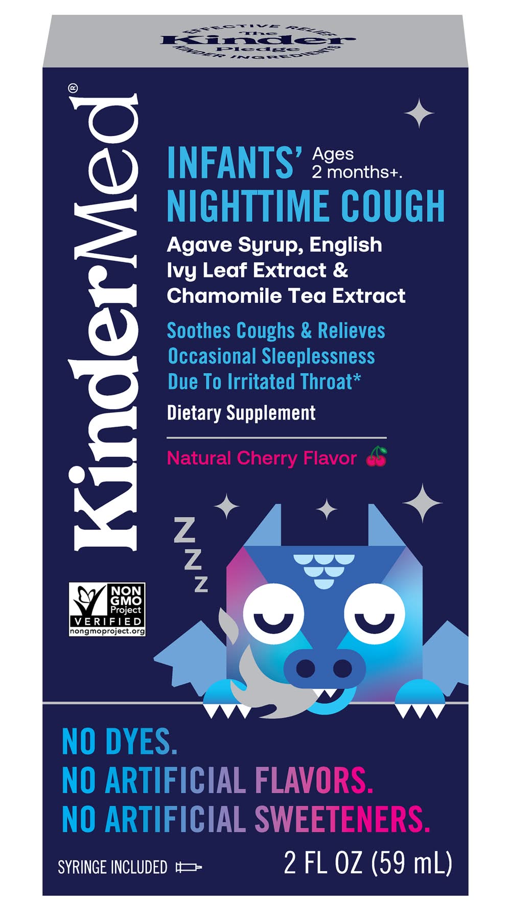 Kindermed Infants' Organic Cherry Nighttime Cough (2 fl oz)