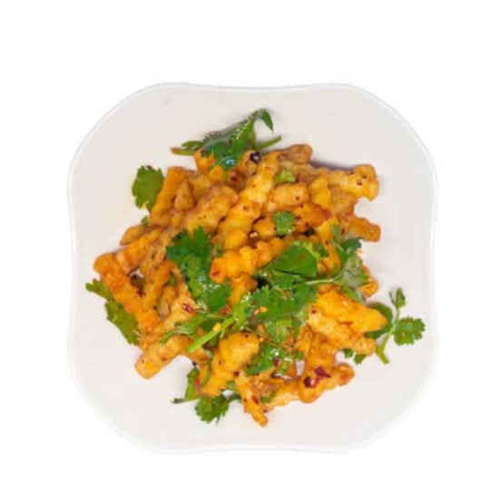 Spicy Crinkle-Cut Potatoes / 狼牙土豆