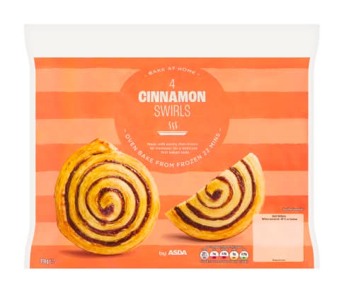 ASDA Bake At Home Cinnamon Swirls (4 pack)