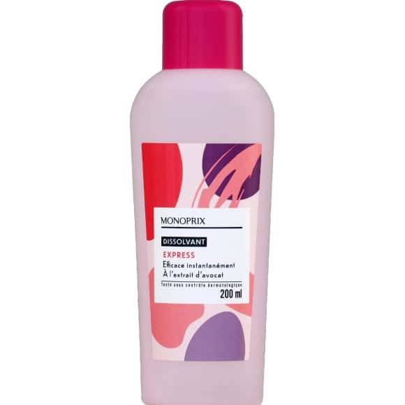 Monoprix Dissolvant Express @ L Extrait D Avocat Le Flacon De 200 Ml