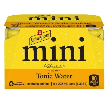Schweppes Mini Tonic Water (6 x 1.33 L)