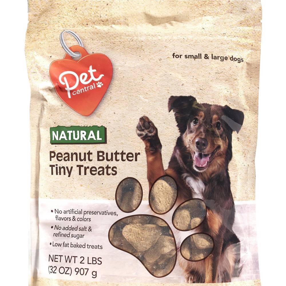 Pet Central Natural Tiny Dog Treats (peanut butter)