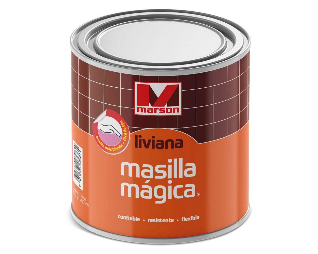 Marson masilla magica liviana (requiere endurecedor) (700 ml)