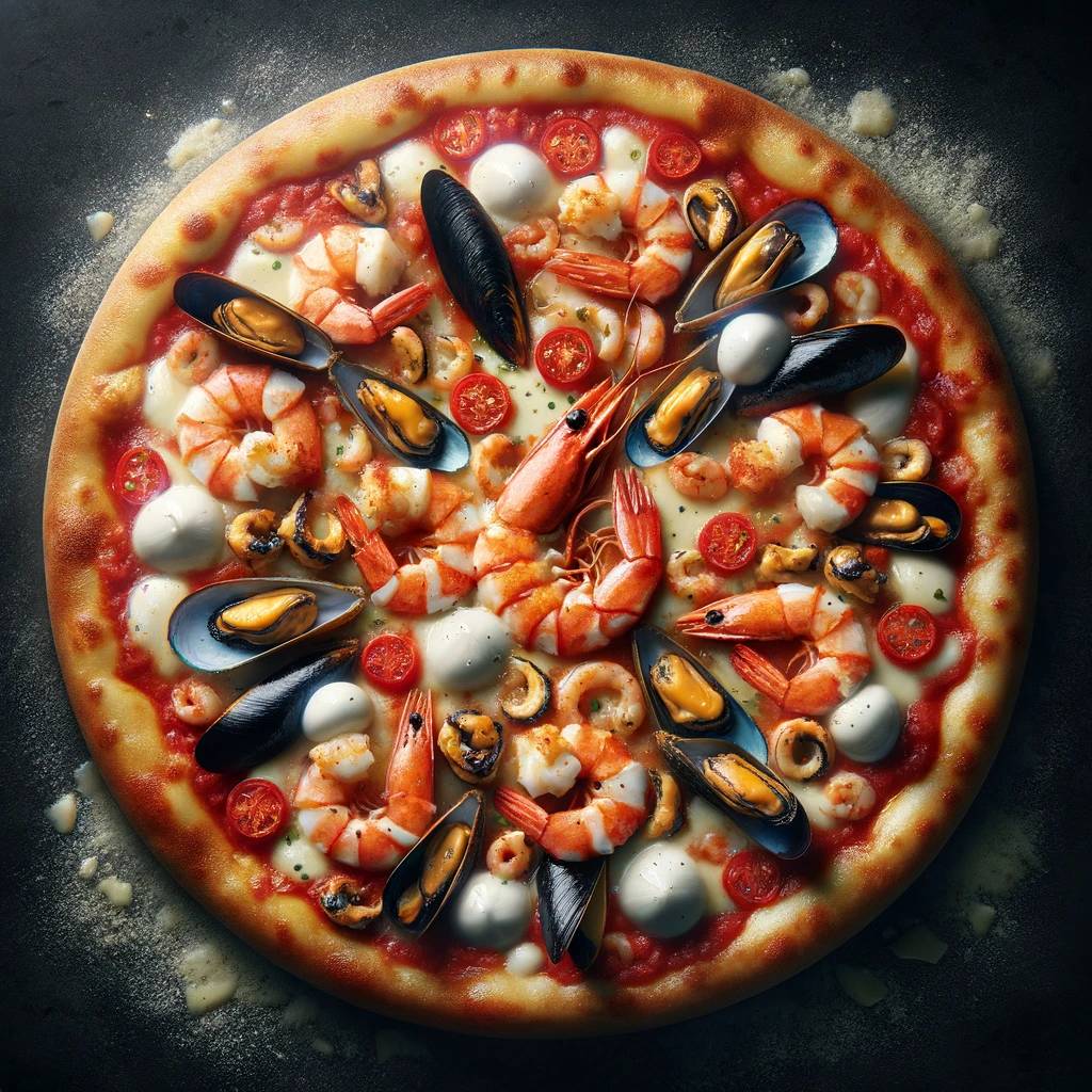 🍕 Pizza Fruits de Mer