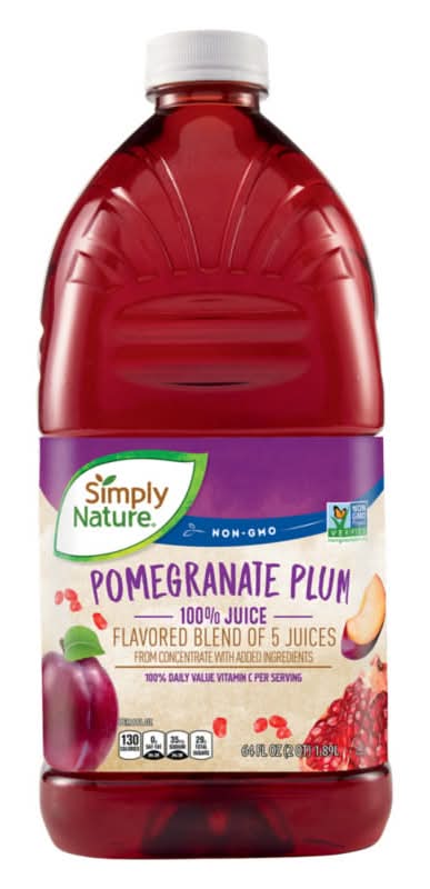 Simply Nature 100% Juice, Pomegranate Plum (64 fl oz)