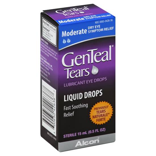 Genteal Tears Moderate Lubricant Eye Drops