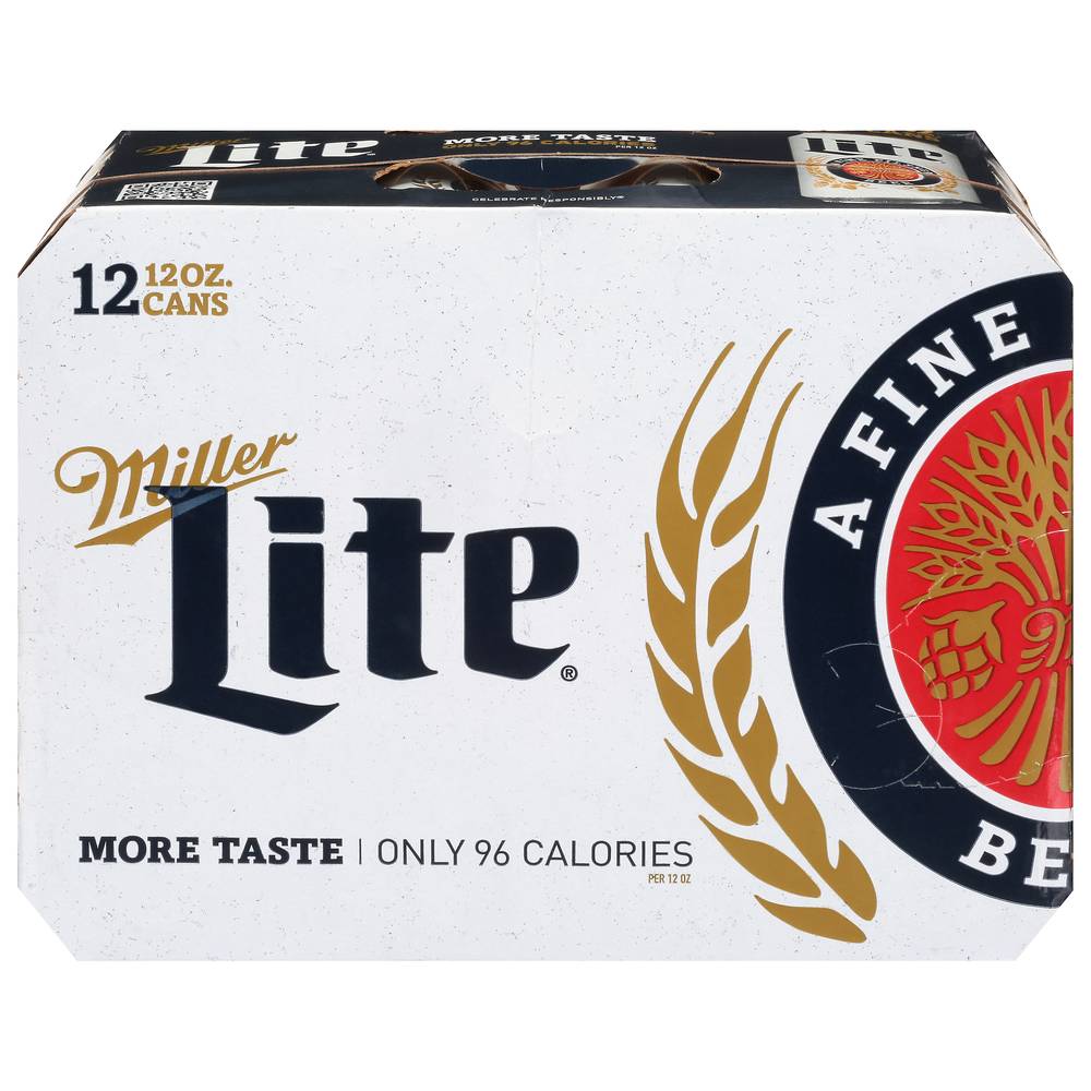 Miller Lite Pilsner Beer (12 ct, 12 oz)