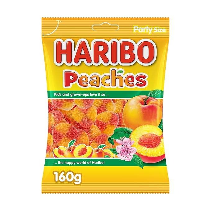 Haribo Gummy Candy, Peaches (160 g)