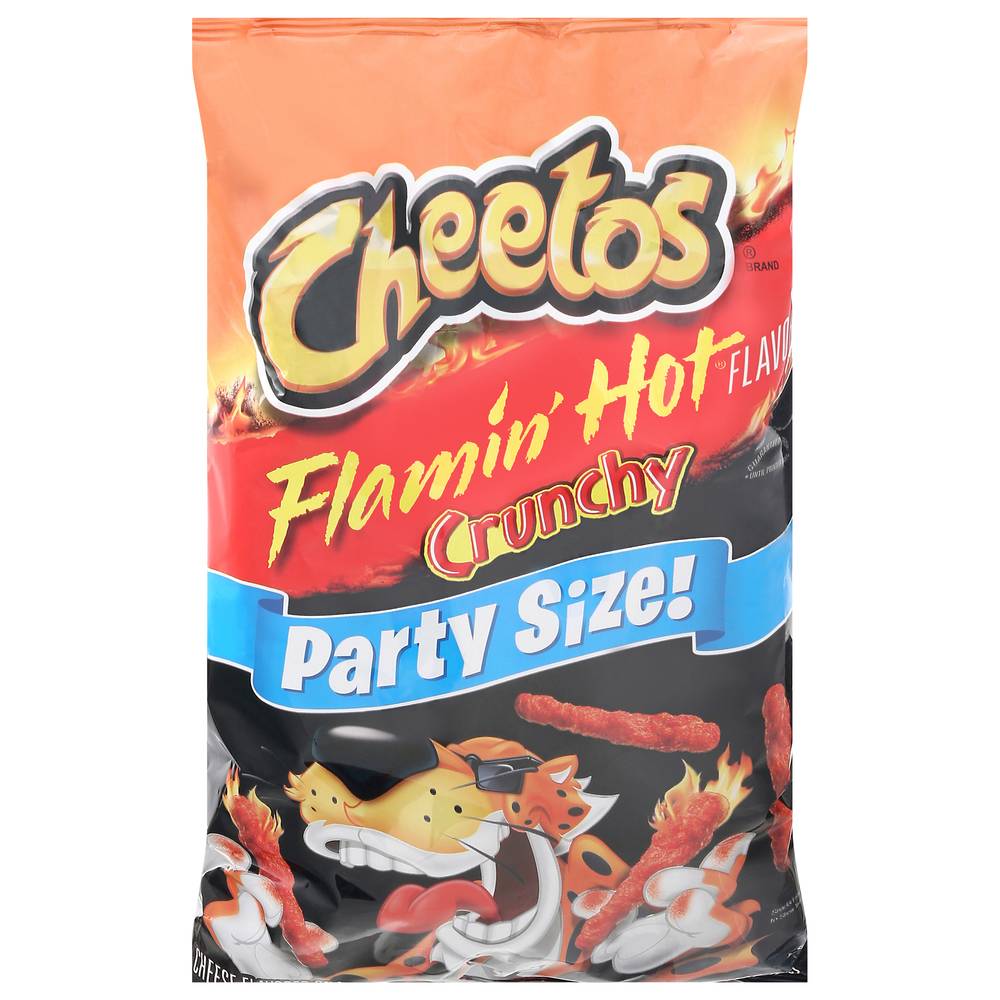 Cheetos Crunchy Snacks Party Size, Flamin' Hot-Cheese (15 oz)