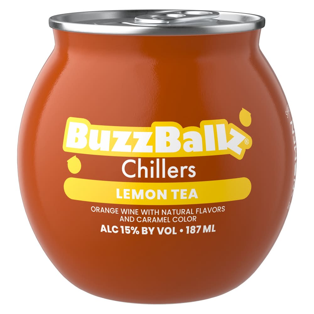 BuzzBallz Chillers Lemon Tea Cocktail (187 ml)