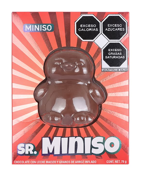 Miniso · Chocolate con leche y arroz inflado sr. miniso (79 g)