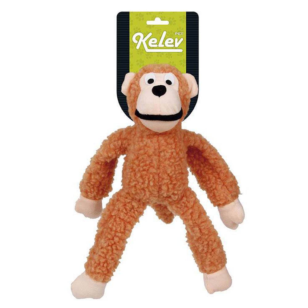Kelev brinquedo de pelúcia macaco laranja (1 unidade)