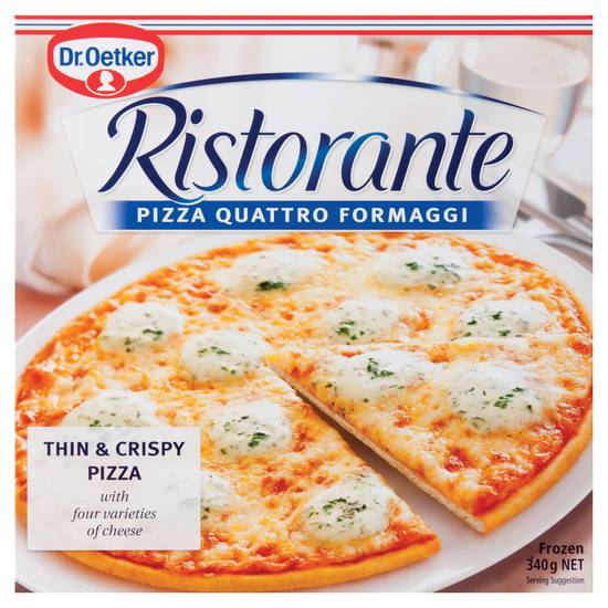 Dr. Oetker Frozen Ristorante Quattro Formaggi Pizza 340 Gram