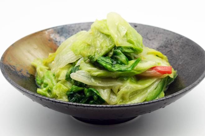 P49. Lettuce with Chili Preserved Bean Curd Sauce 椒絲腐乳西生菜