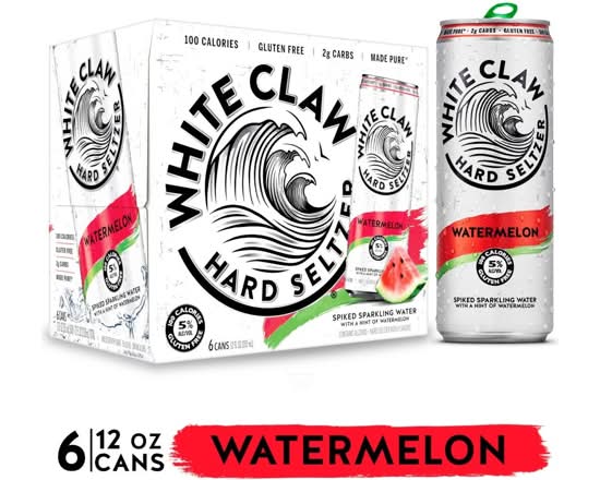 White Claw Watermelon 6 Pack 12oz Cans