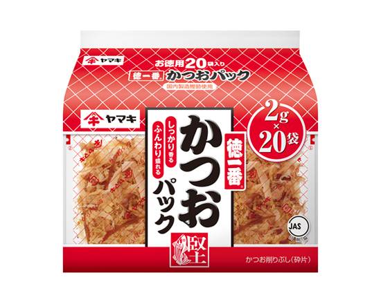 363954：ヤマキ 徳一番 かつおパック 2G×20袋パック / Yamaki Bonito Flakes