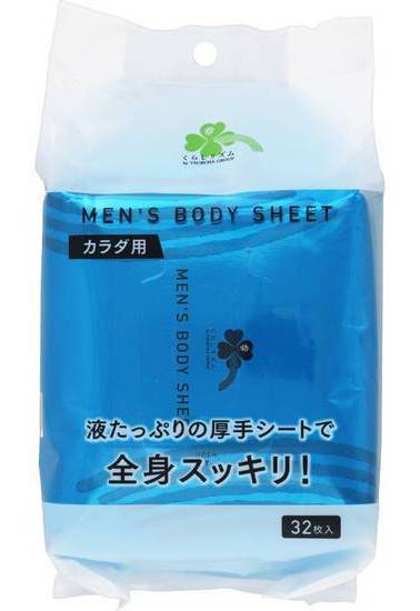 くらしリズムメンズボディシート３２枚（２３９ｍＬ）:4582451682050