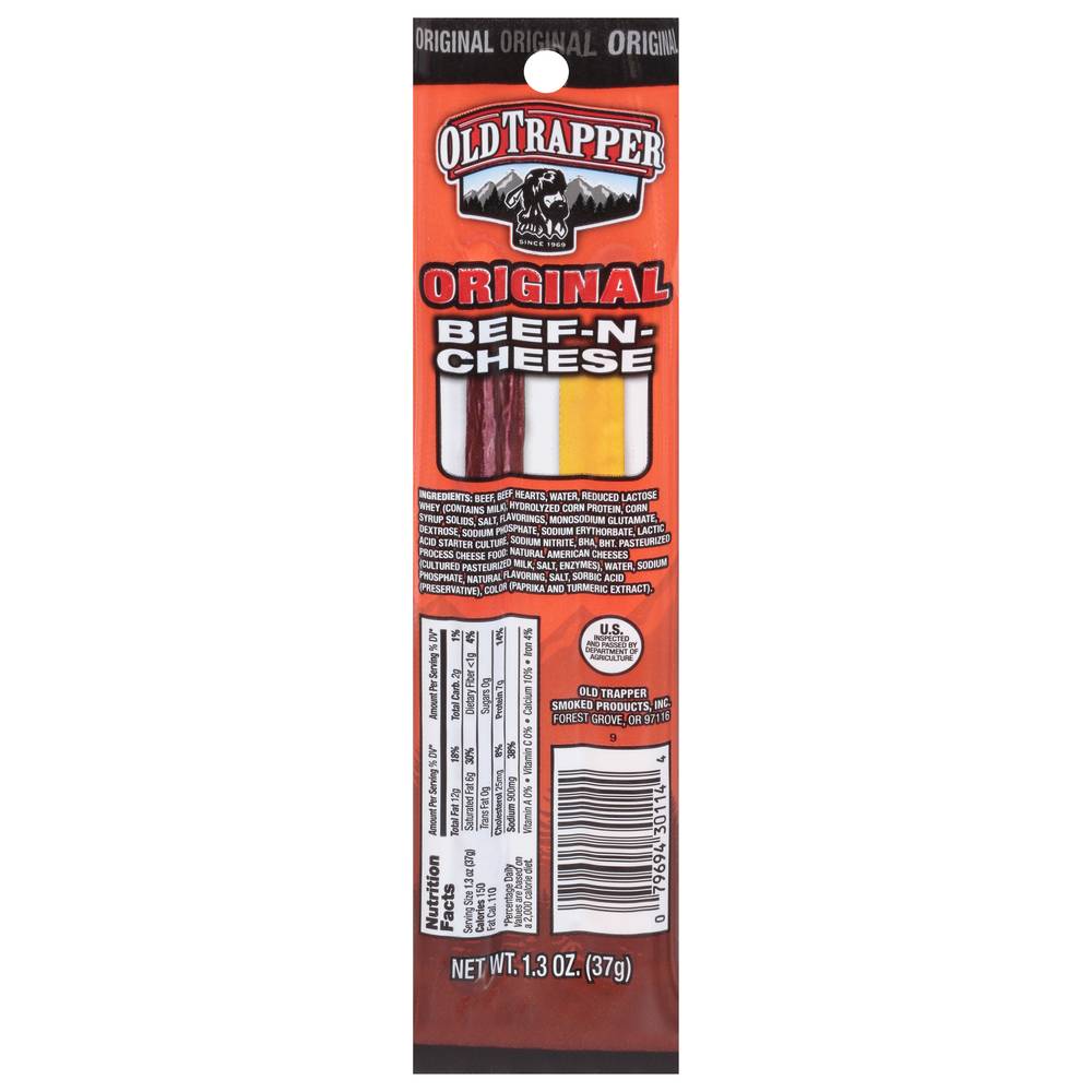 Old Trapper Jalapeno Beef N Cheese Jerky (1.3 oz)