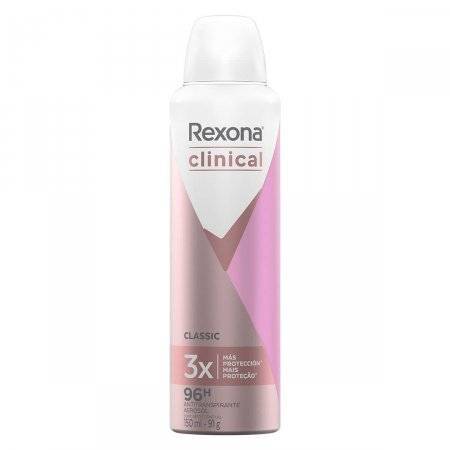 Rexona desodorante aerosol feminino clinical classic (150 mL)