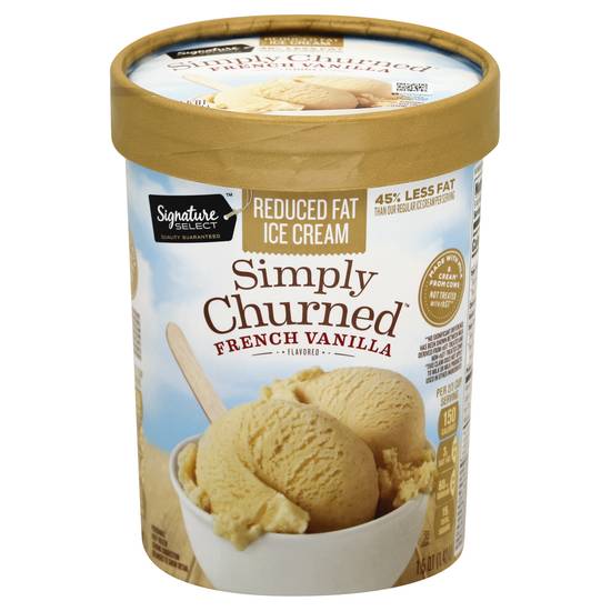 Signature Select Simply Churned French Vanilla Ice Cream (1.5 quart)