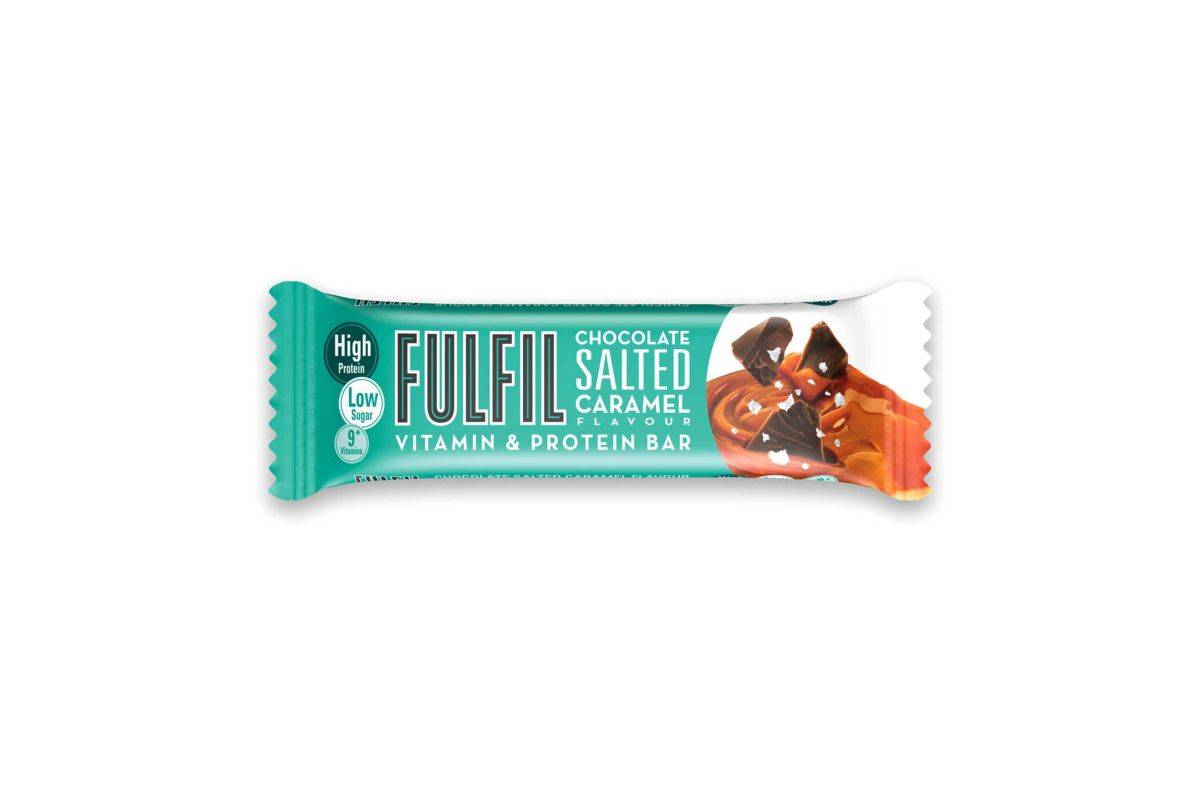 Fulfil vitamin and protein bar salted caramel 55g