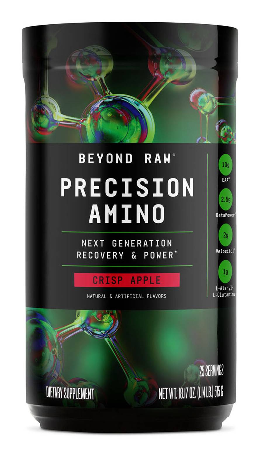 Beyond Raw Precision Amino Recovery & Power Amino Acid Formula, Crisp Apple (18.17 oz)