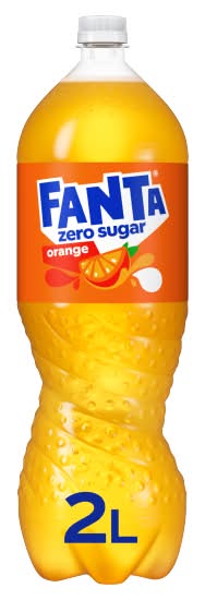 Fanta Orange, Zero Sugar Fruit Drink (2L)