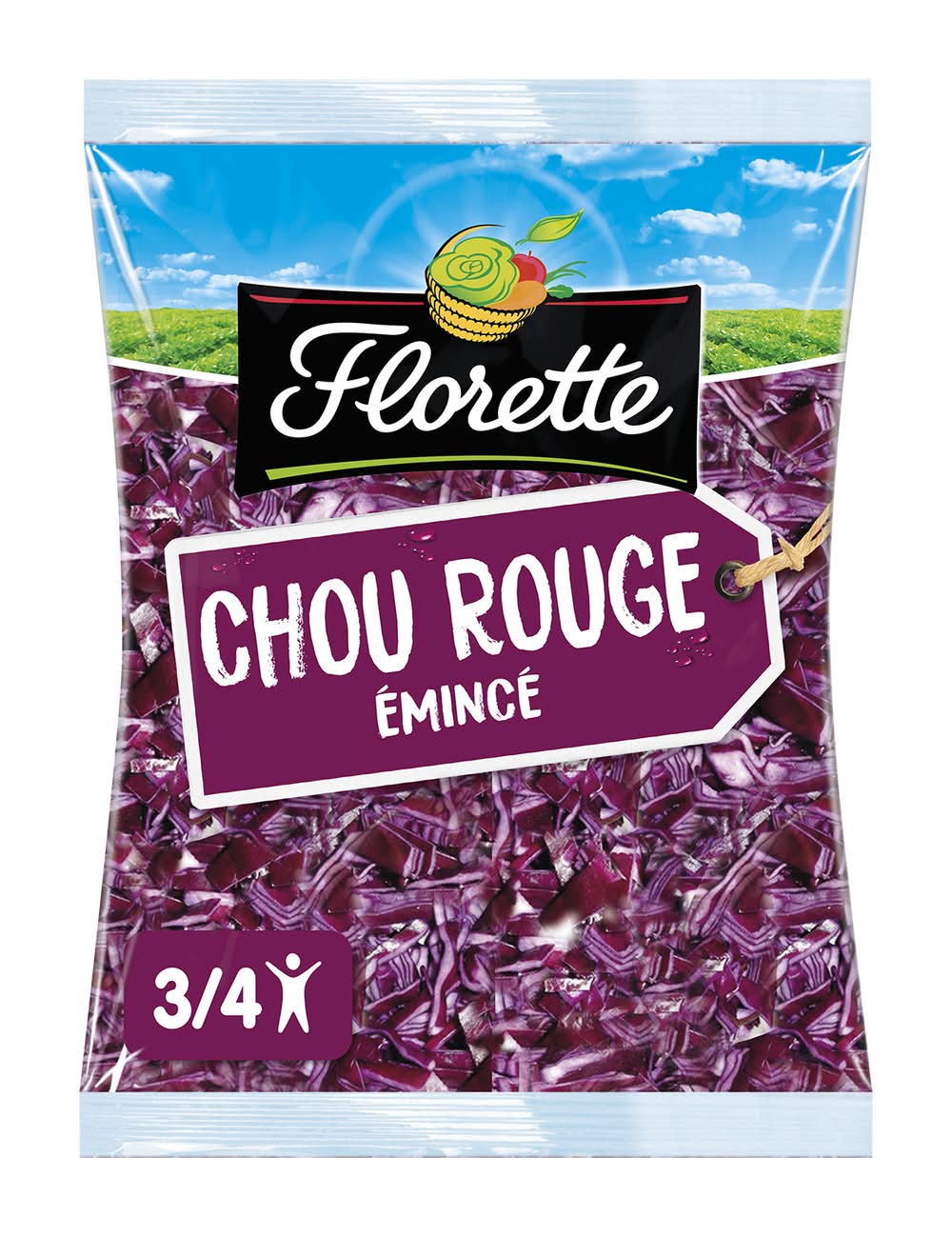 Florette - Chou rouge râpé (250g)