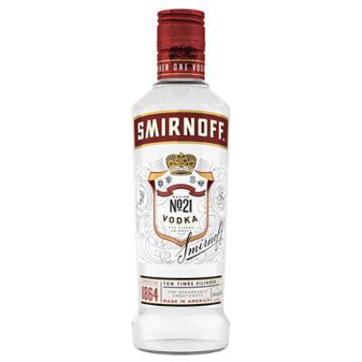 Smirnoff No. 21 Vodka 80 Proof Pet Bottle - 375 Ml