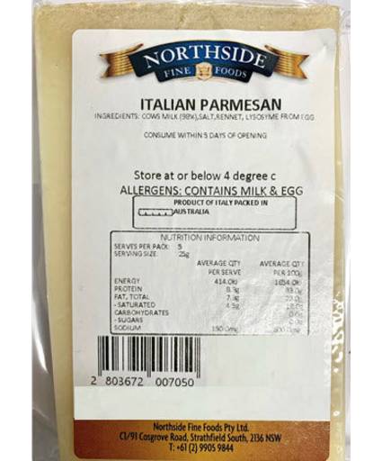 Northside Fine Foods Italian Grated Parmesan Cheese (80g)