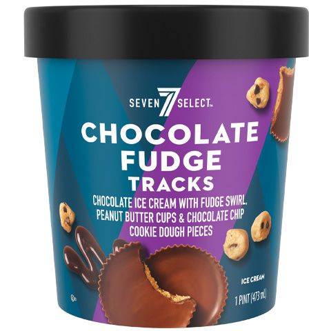 7-Select Goyum Fudge Tracks Ice Cream (1 pint)