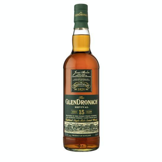 Glen Dronach Single Malt Scotch Whisky Aged 15 Years (750 ml)