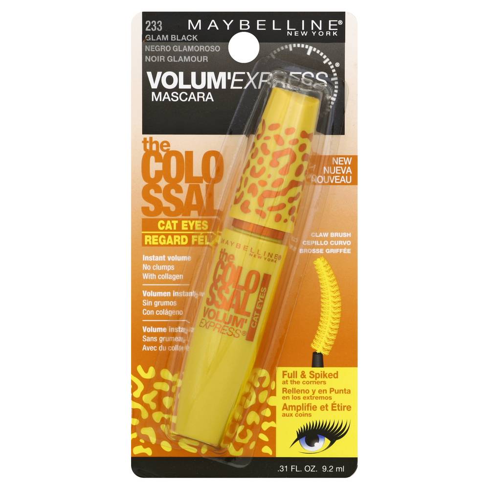 Maybelline Glam Black 233 Colossal Cat Eyes Mascara