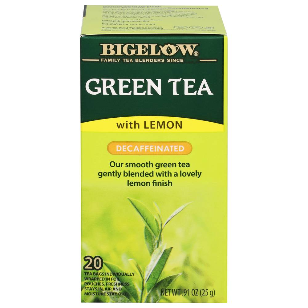 Bigelow Bags Decaffeinated With Lemon Green Tea (0.91 oz)