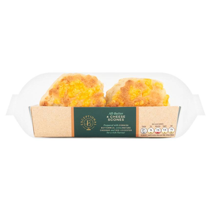 ASDA Exceptional All-Butter Cheese Scones (4 pack)