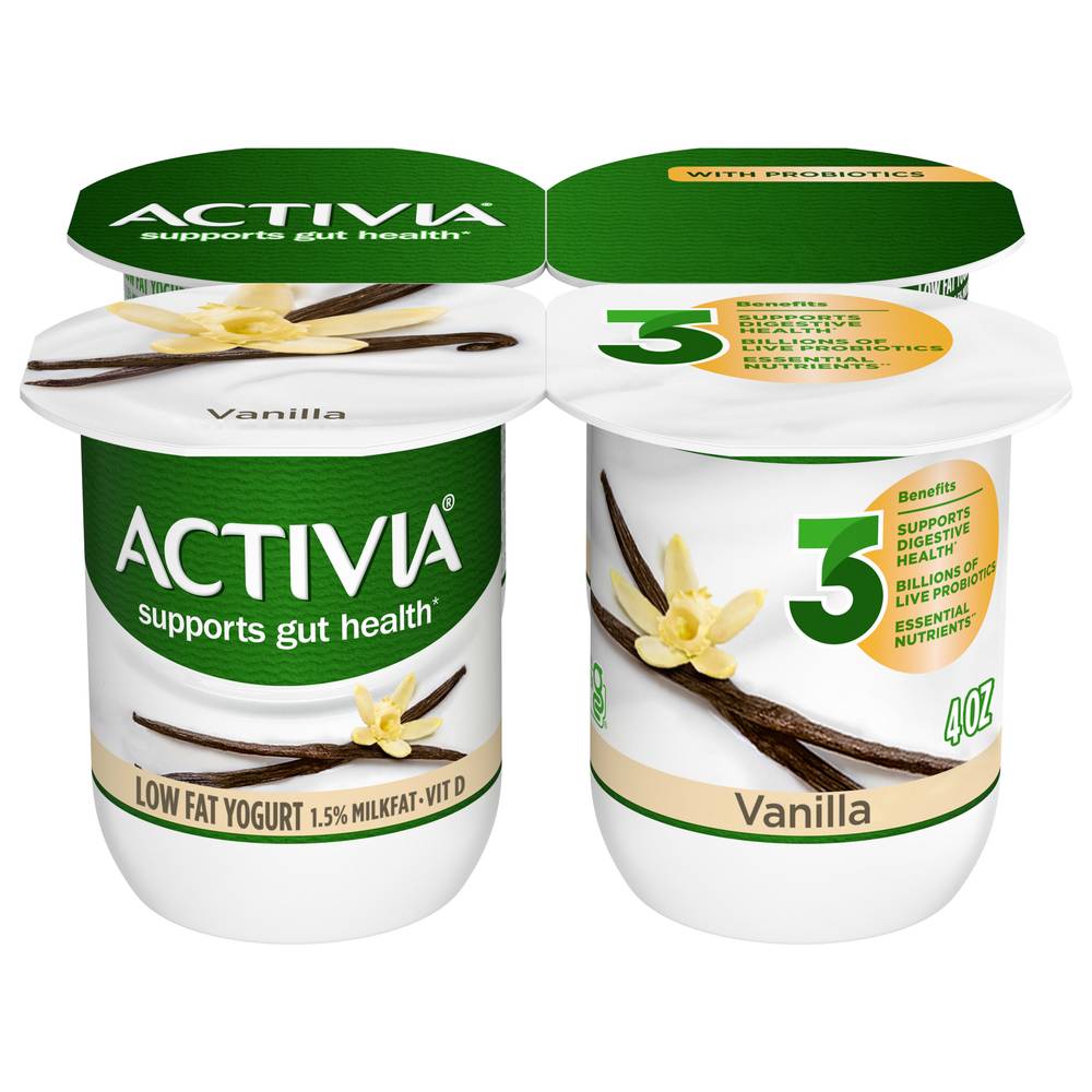 Activia Lowfat Probiotic Vanilla Yogurt (1 lbs)