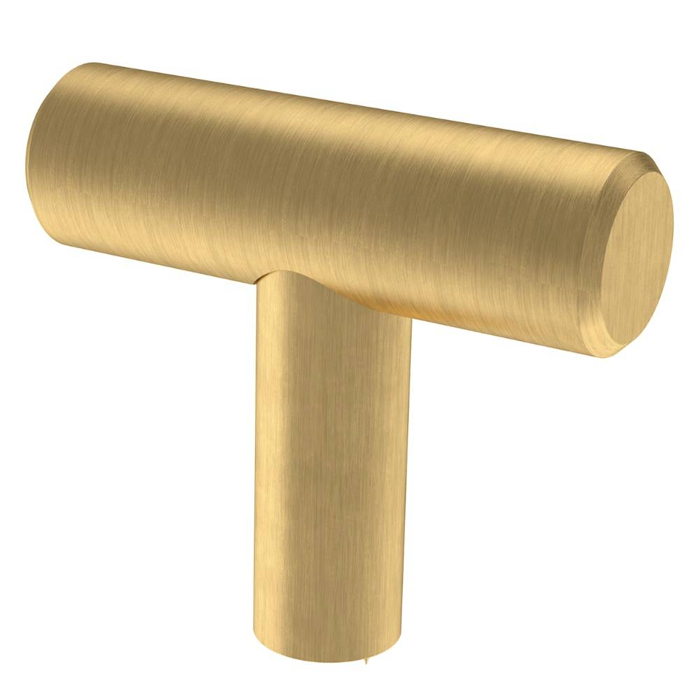 Brainerd Bar 1-9/16-in Satin Gold Bar Modern Cabinet Knob | P01025W-117-CP