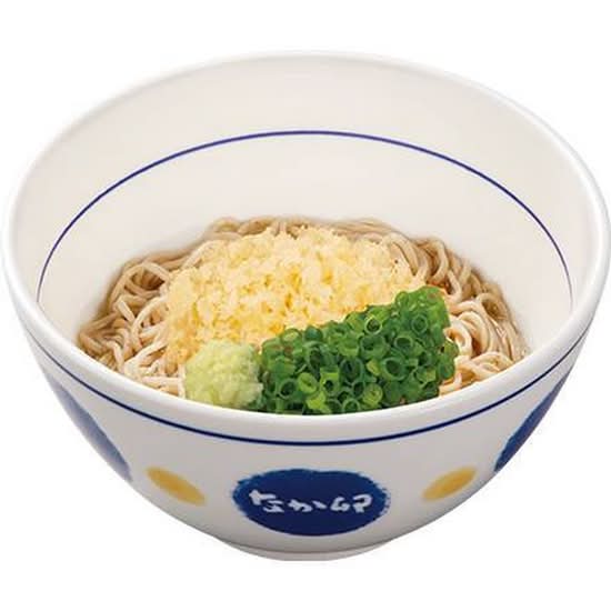 冷やしはいからそば Cold Soba w/Tempura Bits