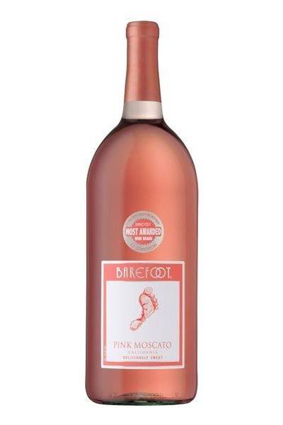 Barefoot California Pink Moscato Wine (1.5 L)