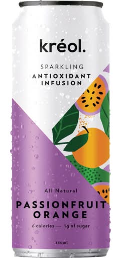 Kréol Antioxidant Infusion Passionfruit Orange (330mL)