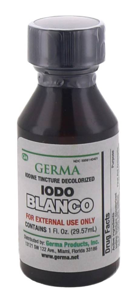 Germa White Iodine Tincture (1 fl oz)